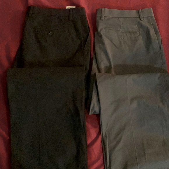NWOT Dockers Straight Leg Pants Grey & Black - Picture 1 of 9